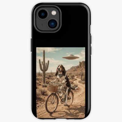 Basset Hound Retro Style Phone Case