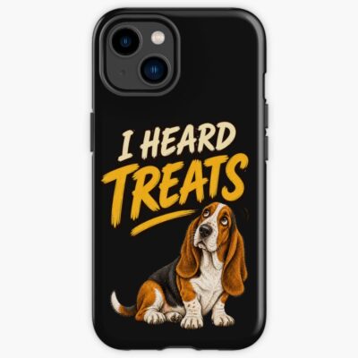 Basset Hound Minimalist Illustration Phone Case