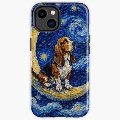 Basset Hound Timeless Illustration Phone Case