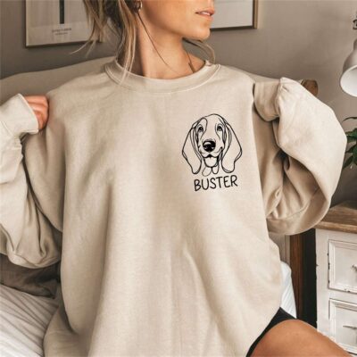 Basset Hound Pet Lovers Custom Sweatshirt