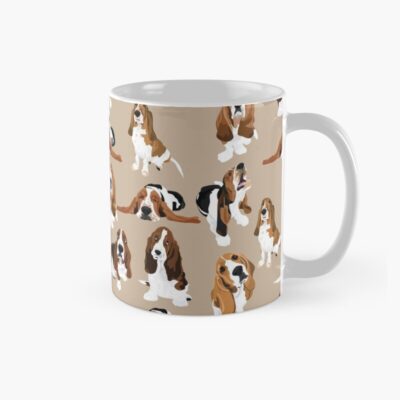 Basset Hound Exclusive Illustration Mug
