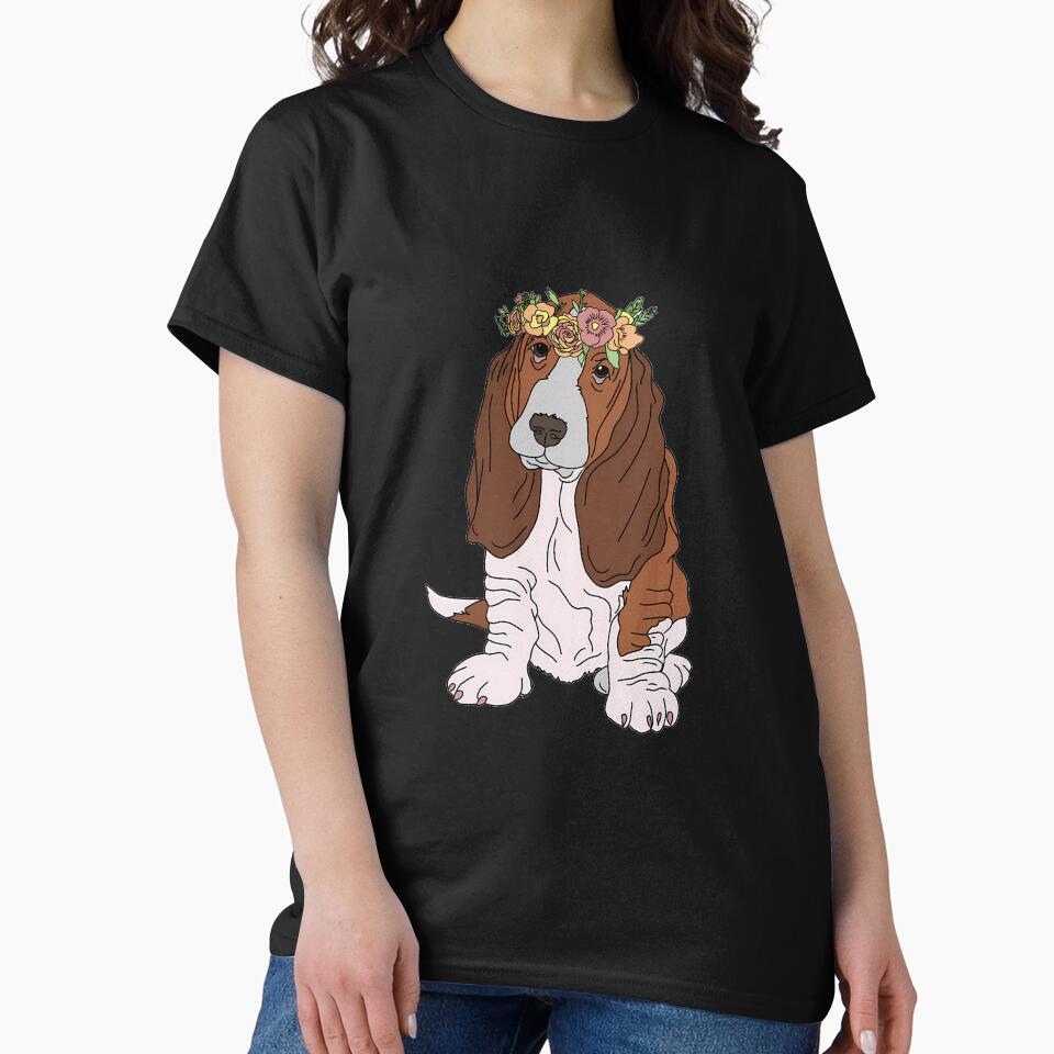 ssrcoclassic_teewomens_0210101001c5ca27c6frontproduct_squarex1000 - Basset Hound Gifts