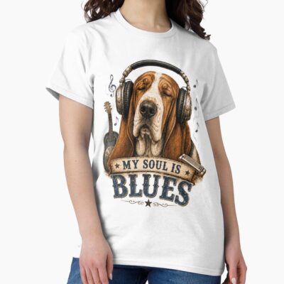 Basset Hound Classic Illustration T-shirt