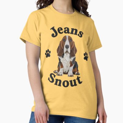 Basset Hound Heritage Illustration T-shirt