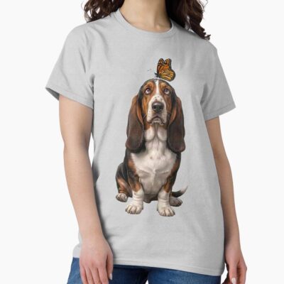 Basset Hound Legacy Illustration T-shirt
