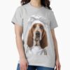 ssrcoclassic teewomens 02heather greyfrontproduct squarex1000 8 - Basset Hound Gifts