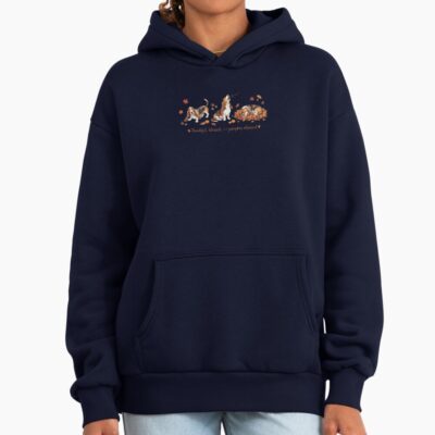 Basset Hound Vintage Design Hoodie