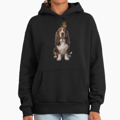 Basset Hound Legacy Illustration Hoodie
