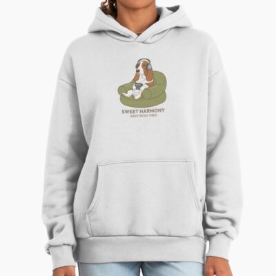 Basset Hound Aesthetic Artwork Hoodie