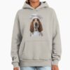 ssrcooversized hoodiewomens 01oatmeal heatherfrontsquare productx1000 2 - Basset Hound Gifts