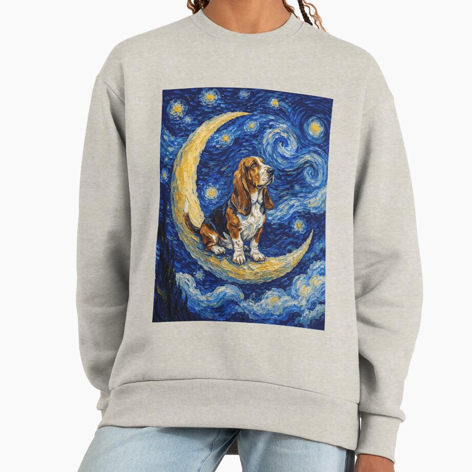 ssrcooversized_sweatshirtwomens_01oatmeal_heatherfrontsquare_productx1000-10 ssrcooversized sweatshirtwomens 01oatmeal heatherfrontsquare productx1000 10 - Basset Hound Gifts