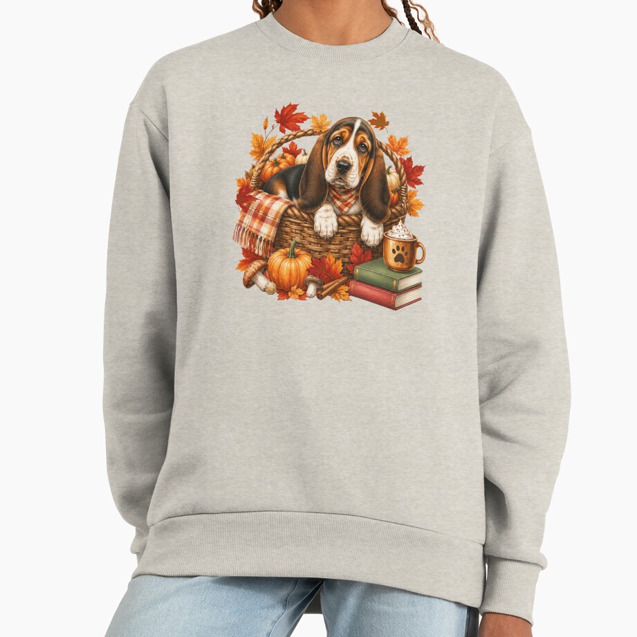 ssrcooversized_sweatshirtwomens_01oatmeal_heatherfrontsquare_productx1000-16 ssrcooversized sweatshirtwomens 01oatmeal heatherfrontsquare productx1000 16 - Basset Hound Gifts