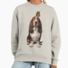 ssrcooversized sweatshirtwomens 01oatmeal heatherfrontsquare productx1000 2 - Basset Hound Gifts