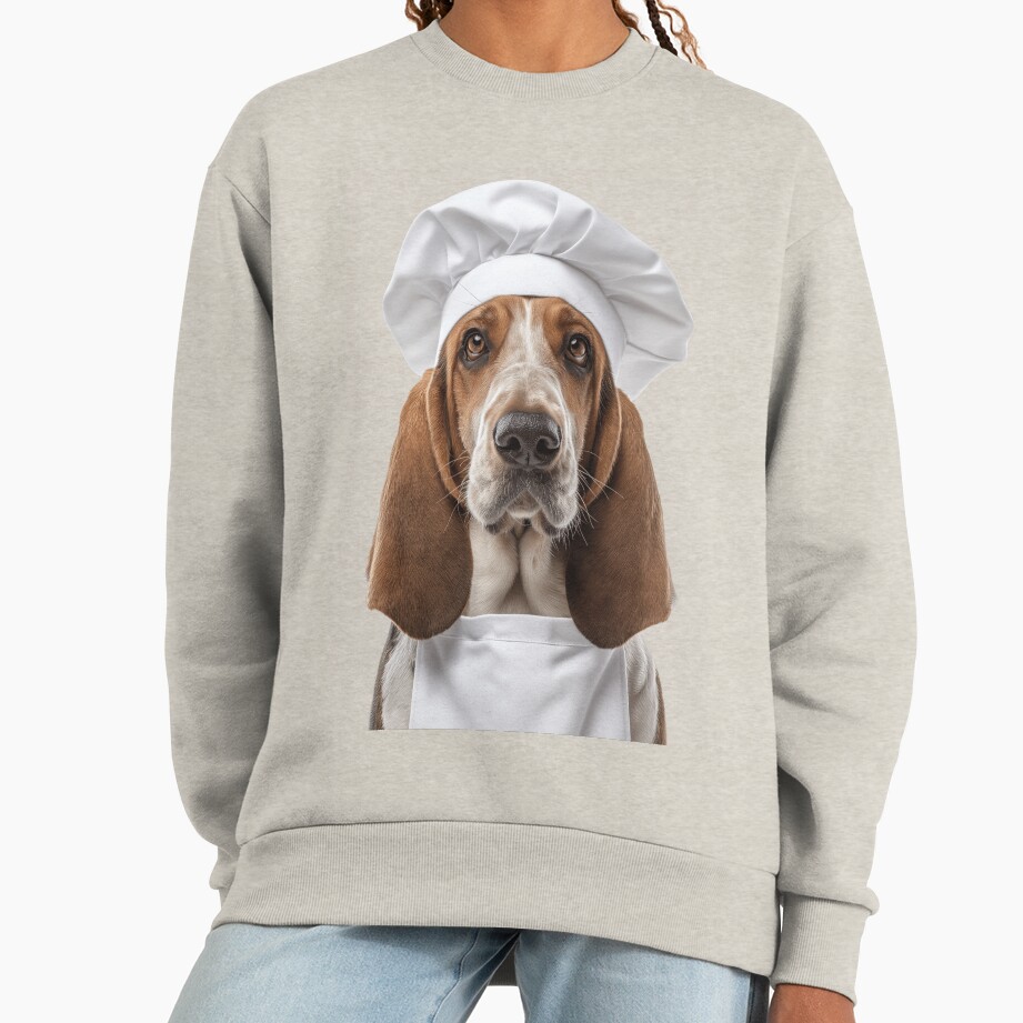 ssrcooversized_sweatshirtwomens_01oatmeal_heatherfrontsquare_productx1000-5 ssrcooversized sweatshirtwomens 01oatmeal heatherfrontsquare productx1000 5 - Basset Hound Gifts