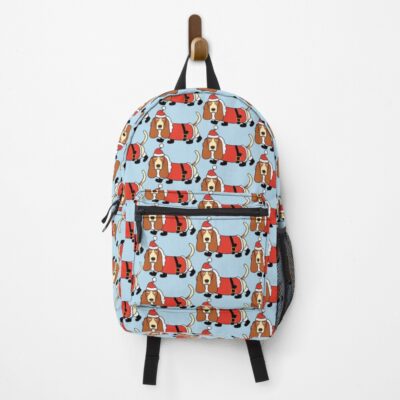 Basset Hound Retro Graphic Backpack