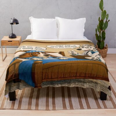 Basset Hound Timeless Design Throw Blanket