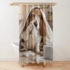 urshower curtain closedsquare1000x1000.1 7 - Basset Hound Gifts