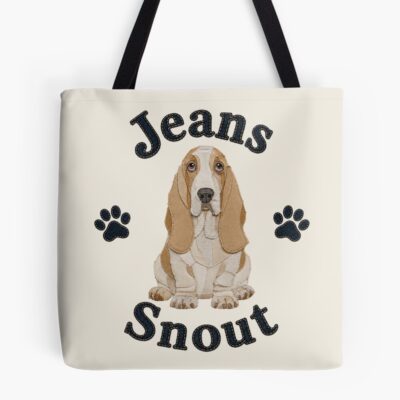 Basset Hound Aesthetic Design Tote Bag