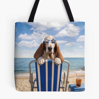 Basset Hound Heritage Artwork Tote Bag